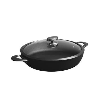 Pro SB+ - Tytanowo-ceramiczna nieprzywierająca patelnia do serwowania z pokrywką Ø 32 cm, Scanpan