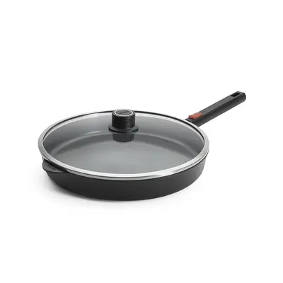 Eco Logic QXR - Patelnia tytanowa z powłoką nieprzywierającą PFAS Free Ø 32 cm, odpinany uchwyt z tworzywa, WOLL
