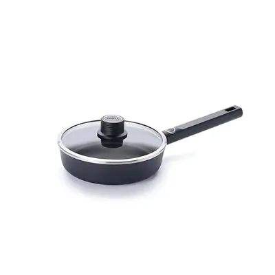 Eco Logic QXR - Patelnia tytanowa z powłoką nieprzywierającą PFAS Free Ø 20 cm, uchwyt z tworzywa, WOLL