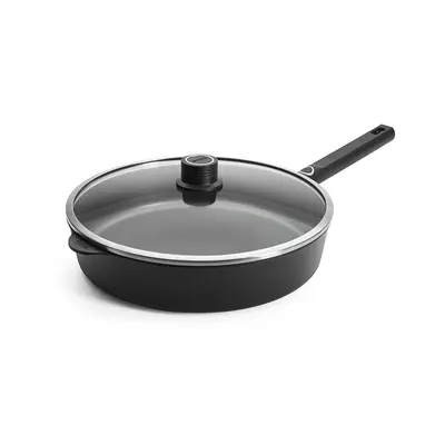 Eco Logic QXR - Głęboka patelnia tytanowa z powłoką nieprzywierającą PFAS Free Ø 32 cm, uchwyt z tworzywa, WOLL