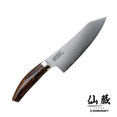 Elegancia - Mistrzowski nóż Santoku, stal proszkowa SG2, 17,5 cm, Suncraft